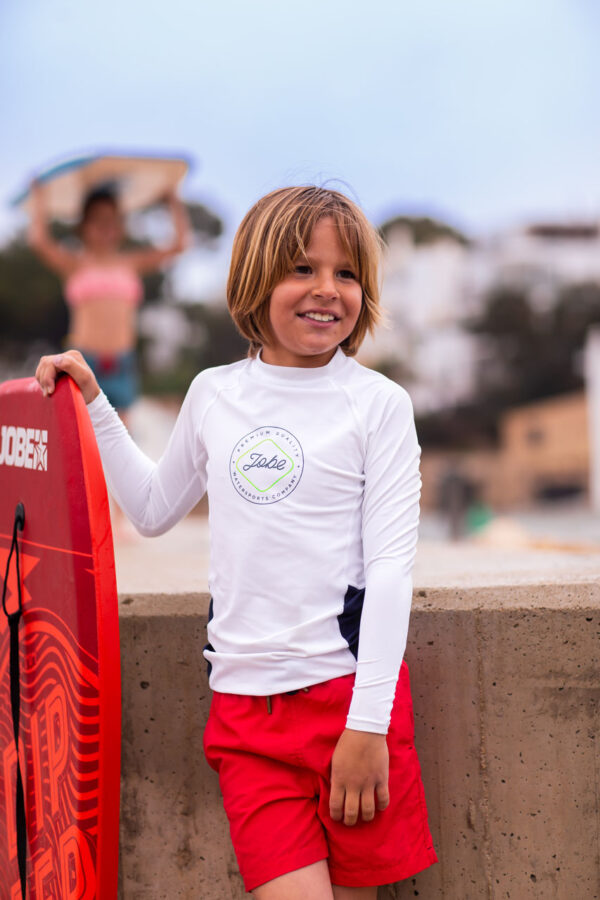 Jobe Shorts de Bain Enfant Bleu Rouge – Image 9