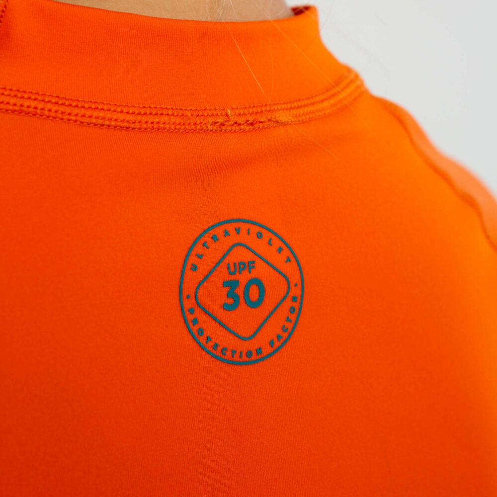 Jobe Rash Guard Manches Longues Enfant Orange Feu – Image 2