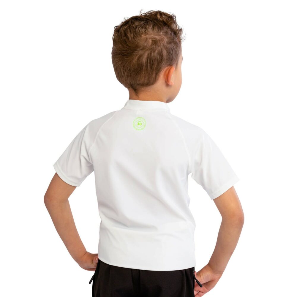 Jobe Rash Guard Manches Courtes Enfant Blanc – Image 2