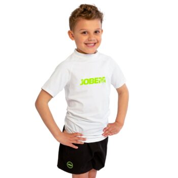 Jobe Rash Guard Manches Courtes Enfant Blanc