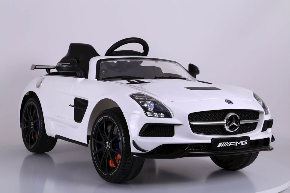 Voiture électrique enfant MERCEDES BENZ SLS AMG blanc