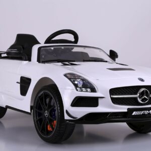 Voiture électrique enfant MERCEDES BENZ SLS AMG blanc