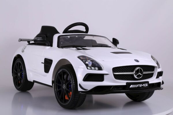 Voiture électrique enfant MERCEDES BENZ SLS AMG blanc