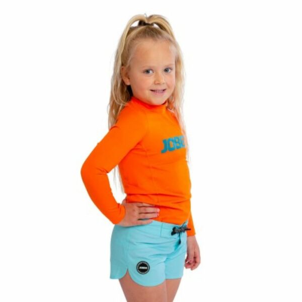 Rash Guard Longsleeve Youth Fire Orange