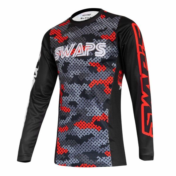Swaps - Maillot Cross CAMO Rouge