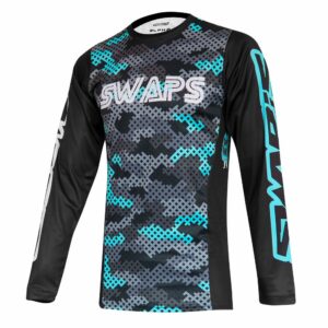Swaps - Maillot Cross CAMO Bleu