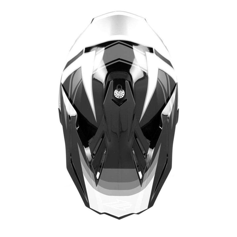 Swaps - Casque Cross S828 Noir - Blanc - Gris – Image 3
