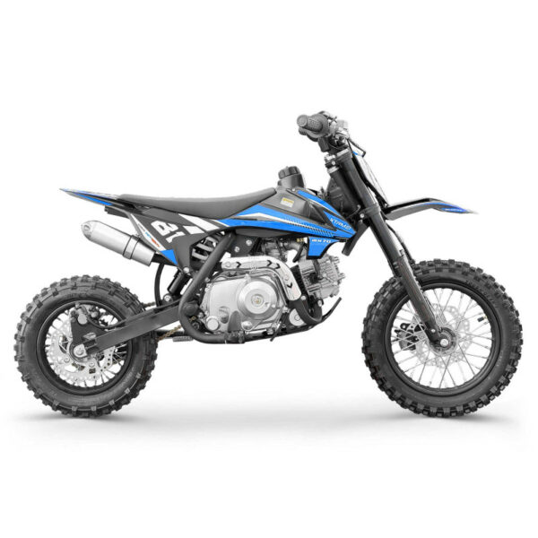 Mini motocross enfant 70cc 12/10 MX70 Bleu – Image 4