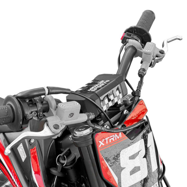 Mini motocross enfant 70cc 12/10 MX70 Rouge – Image 7