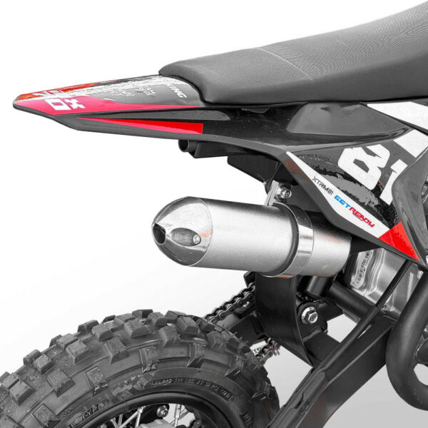 Mini motocross enfant 70cc 12/10 MX70 Rouge – Image 6