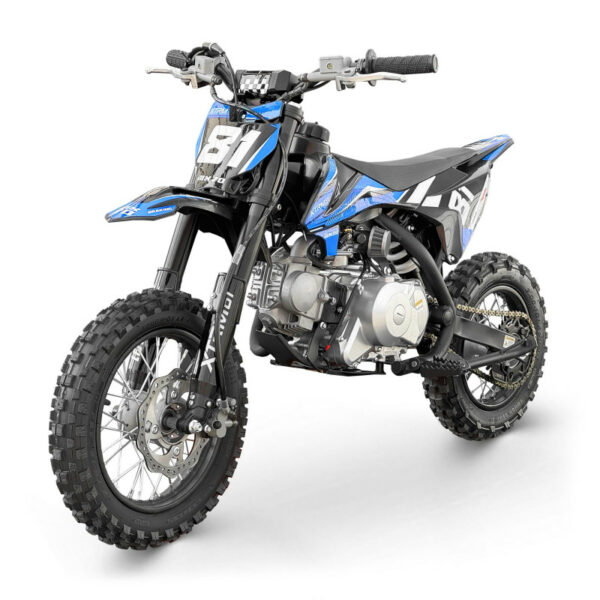 Mini motocross enfant 70cc 12/10 MX70 Bleu – Image 3