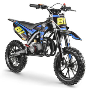 Mini moto 50cc pour enfant MX STORM Bleu