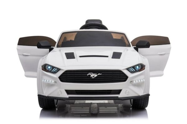 Voiture électrique pour enfant blanc FORD Mustang gt500 – Image 7