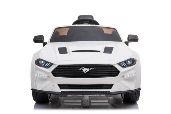 Voiture électrique pour enfant blanc FORD Mustang gt500 – Image 9