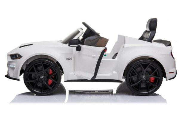 Voiture électrique pour enfant blanc FORD Mustang gt500 – Image 6