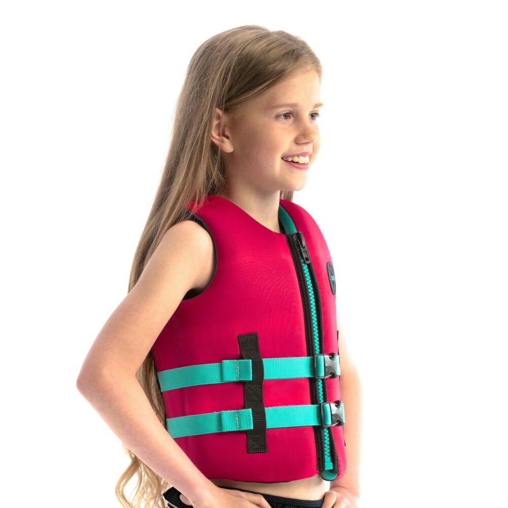 Jobe Gilet de Sauvetage Néoprène Enfant Rose – Image 3