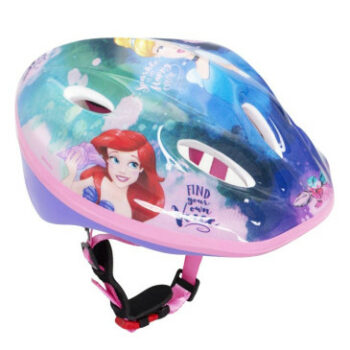 CASQUE VELO ENFANT DISNEY V2 PRINCESSE ROSE AVEC MOLETTE REGLAGE TAILLE 52-56