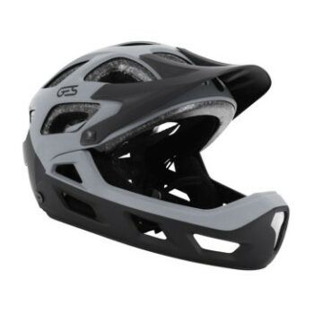 CASQUE VELO DESCENTE INTEGRAL GES D-SCENT NOIR/GRIS TAILLE 54-60CM