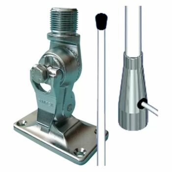 Support antenne radio en accier inoxidable