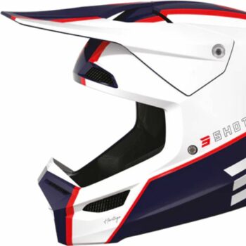 Casque SHOT Furious Heritage bleu/blanc/rouge 2023
