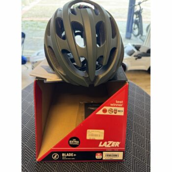 Casque Lazer Blade+ Matte Dark Green yellow