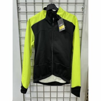 Veste vélo NORTHWAVE reload jacket noir et jaune fluo
