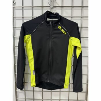 Veste vélo ONDA jacket thermo noir et jaune fluo