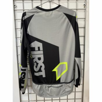 Teeshirt VTT FIRST RACING gris et noir
